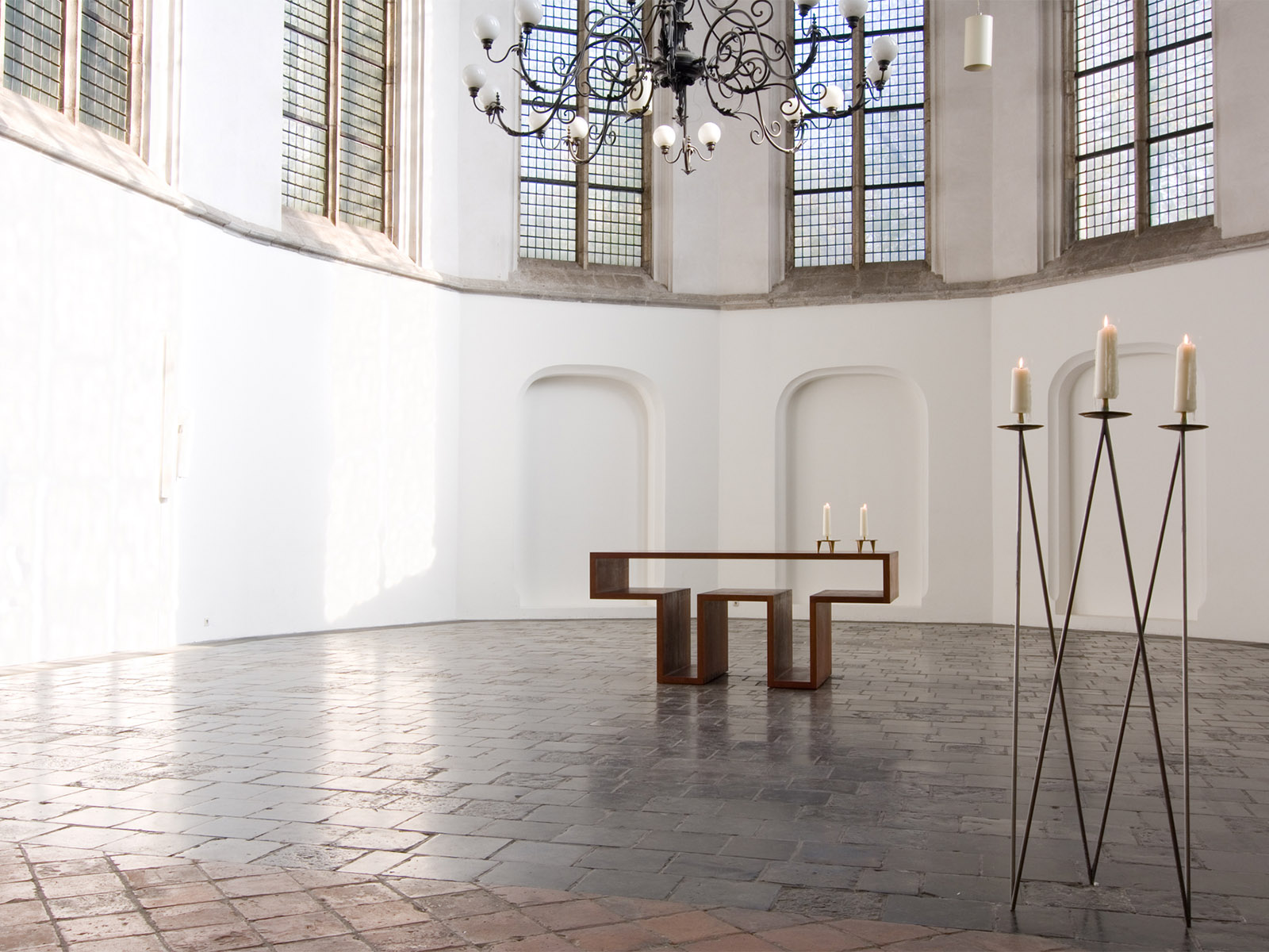 Interieur St. Janskerk Utrecht